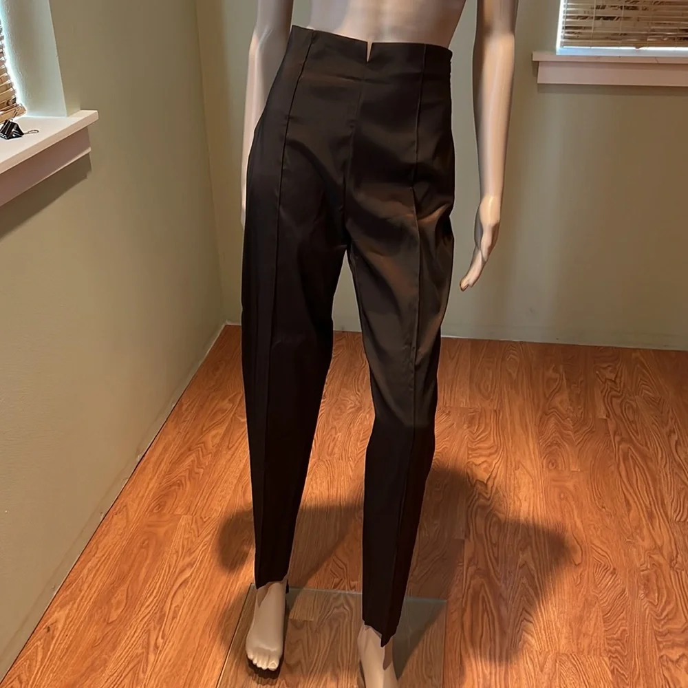 Bestini Paris Two Piece Blazer And Pant Set In Brown Copper Iridescent Size M/L - Picture 2 of 12